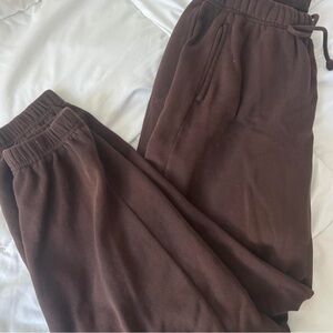 Women's Chocolate Brown Jogger Pants